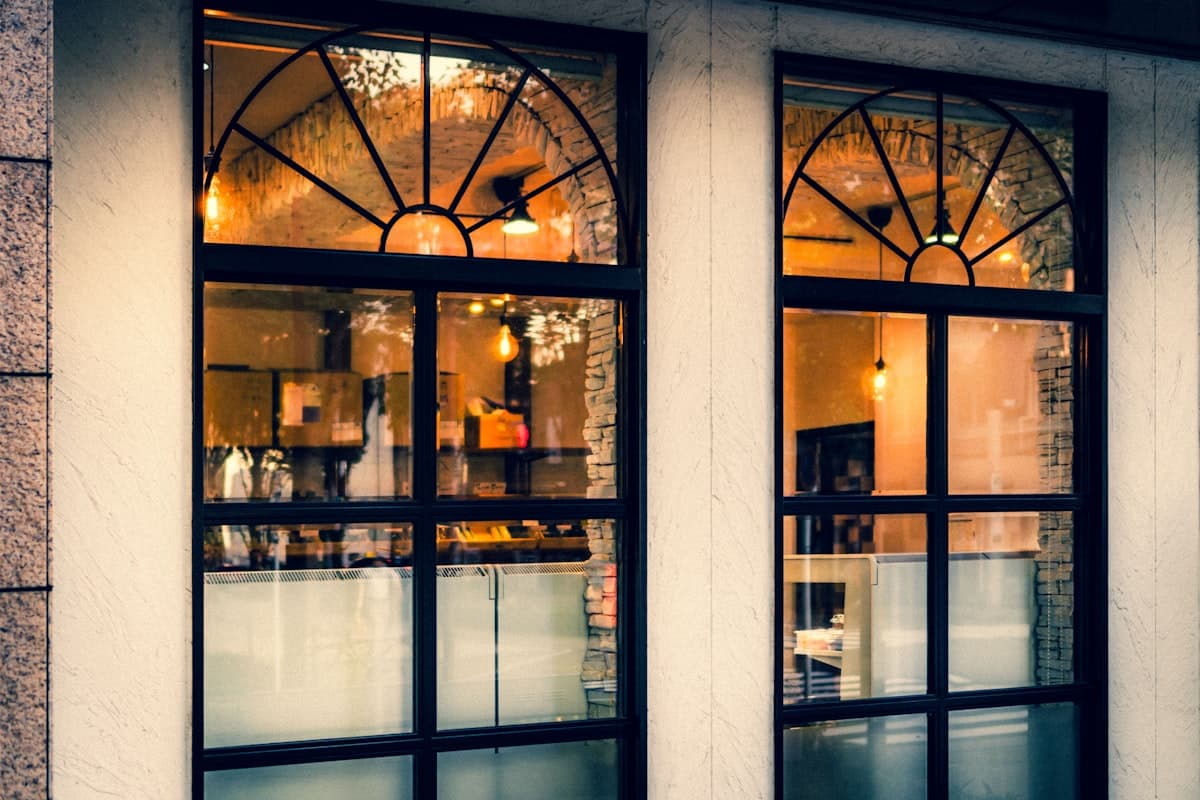 Puertas plegables — restaurante